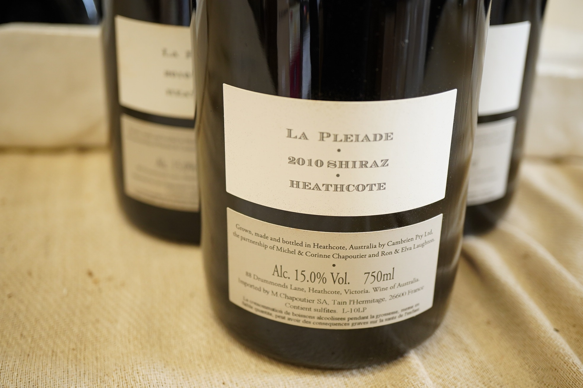 M. Chapoutier & Laughton, Domaine Cambrien, La Pleiade Shiraz, 2010